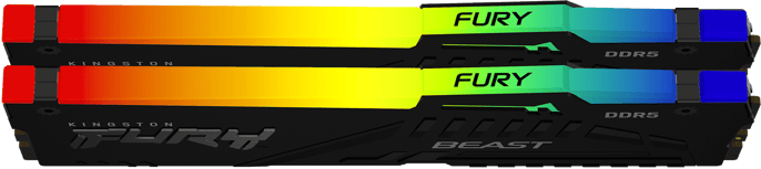 Kingston 64GB (2x32GB) DDR5 6000MHz CL36 FURY Beast RGB AMD EXPO/Intel XMP 3.0