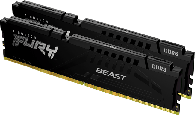 Kingston 64GB (2x32GB) DDR5 6000MHz CL36 FURY Beast AMD EXPO/Intel XMP 3.0