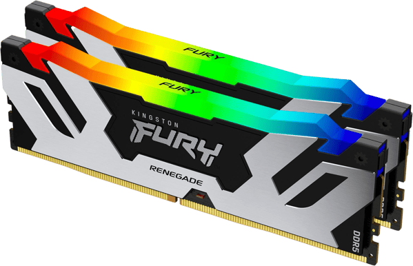 Kingston 48GB (2x24GB) DDR5 8000MHz CL38 Fury Renegade RGB Silver