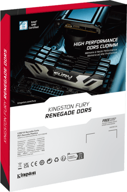Kingston 48GB (2x24GB) DDR5 CUDIMM 8800MHz CL42 Fury Renegade Silver XMP 3.0