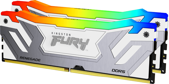 Kingston 48GB (2x24GB) DDR5 CUDIMM 8800MHz CL42 Fury Renegade RGB Vit XMP 3.0