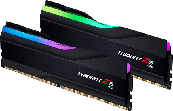 G.Skill 128GB (2x64) DDR5 6000MHz CL34 Trident Z5 Svart RGB Intel XMP 3.0