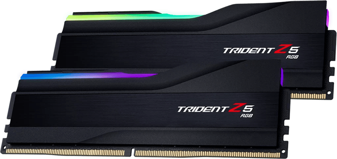 G.Skill 128GB (2x64) DDR5 6000MHz CL34 Trident Z5 Svart RGB Intel XMP 3.0