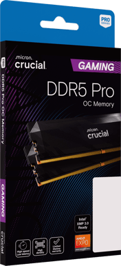 Crucial Pro 32GB (2x16GB) DDR5 6400 Mhz CL32 Svart