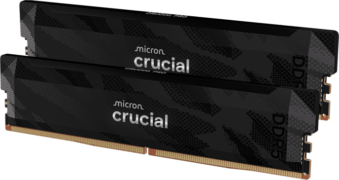 Crucial Pro 32GB (2x16GB) DDR5 6400 Mhz CL32 Svart