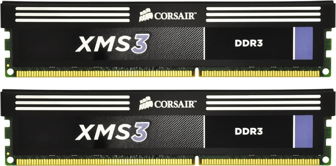 Corsair 4GB (2x2048MB) CL9 1600Mhz XMS3 1,5V