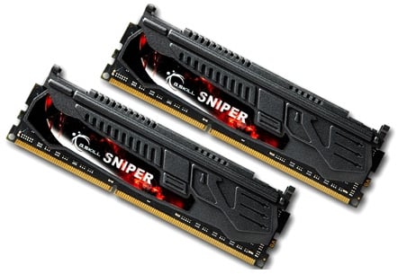 G.Skill 8GB (2x4096MB) CL9 1866Mhz SNIPER Edition