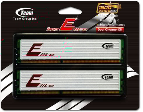 Team Elite 8GB (2x4096MB) CL11 1600MHz