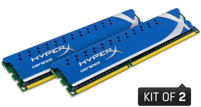 Kingston 8GB (2x4GB) CL9 1600Mhz HyperX Genesis