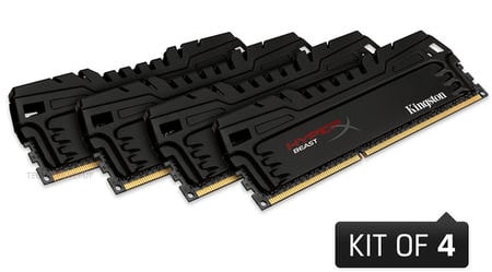 Kingston 32GB (4x8GB) CL11 2400Mhz XMP Beast Series