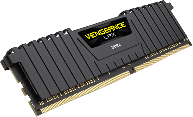 Corsair 64GB (4x16GB) DDR4 2666MHz CL16 Vengeance LPX Svart