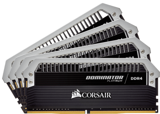 Corsair 16GB (4x4GB) DDR4 3200MHz CL16 Dominator Platinum