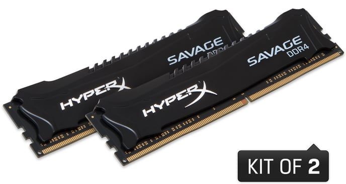 Kingston HyperX 8GB (2x4GB) DDR4 2133MHz CL13 Savage Black