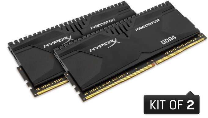 Kingston HyperX 32GB (2x16GB) DDR4 3000MHz CL16 Predator
