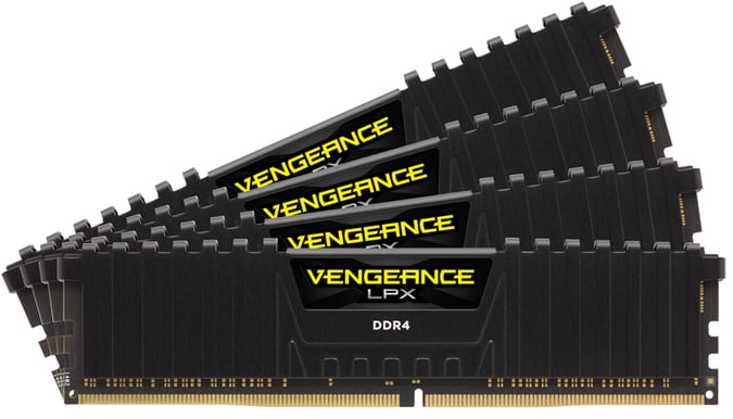 Corsair 32GB (4x8GB) DDR4 3600MHz CL18 Vengeance LPX Svarta