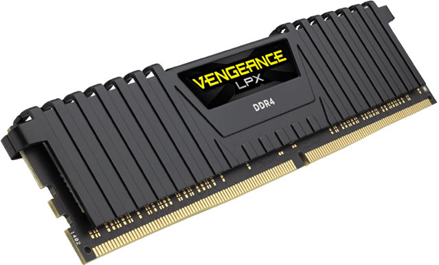 Corsair 4GB (1x4GB) DDR4 2400MHz CL16 Vengeance LPX Svart