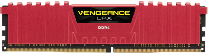 Corsair 16GB (2x8GB) DDR4 2666Mhz CL16 Vengeance LPX Röd