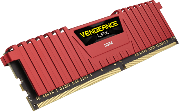 Corsair 16GB (4x4GB) DDR4 3866MHz CL18 Vengeance LPX Röd