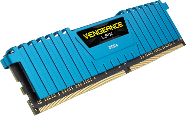 Corsair 32GB (4x8GB) DDR4 2666MHz CL16 Vengeance LPX Blå