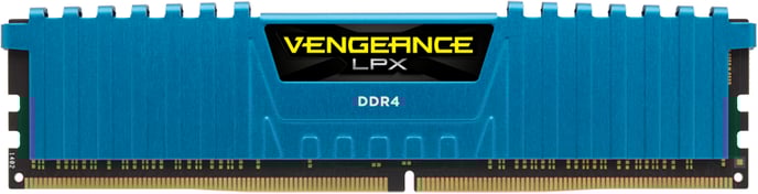 Corsair 32GB (4x8GB) DDR4 2666MHz CL16 Vengeance LPX Blå