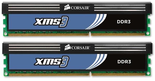 Corsair 4GB (2x2048MB) CL7 1600Mhz XMS3