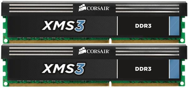 Corsair 8GB (2x4GB) DDR3 CL9 1600MHz XMS3
