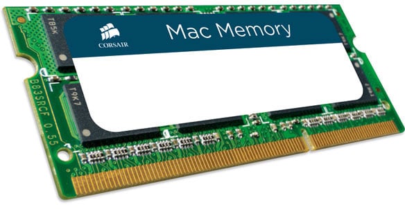 Corsair 8GB (1x8GB) DDR3 CL11 1600MHz Apple-certifierade SO-DIMM