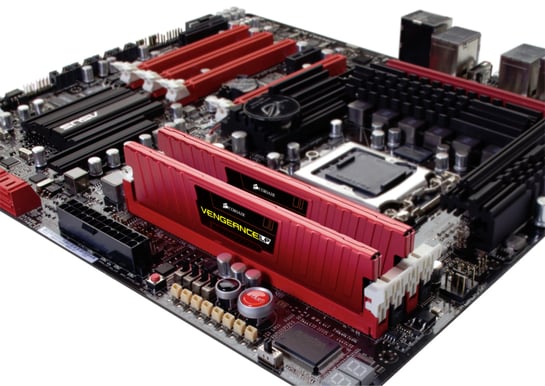 Corsair 16GB (2x8GB) DDR3 CL10 1600Mhz VENGEANCE LP RÖD