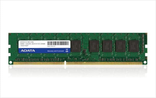 ADATA 4GB(1x4GB) CL9 1333Mhz ECC
