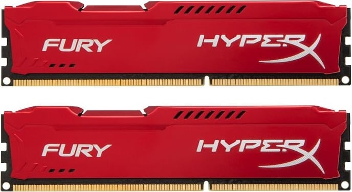 HyperX 16GB (2x8GB) DDR3 CL10 1600MHz Fury Röd