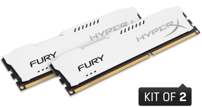 HyperX 16GB (2x8GB) DDR3 CL10 1600MHz Fury Vit