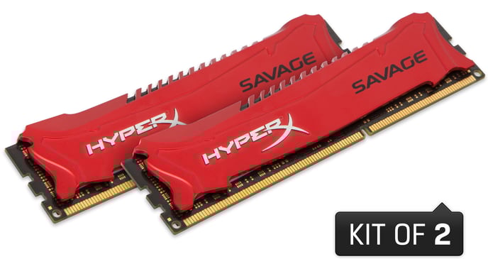 HyperX 16GB (2x8GB) DDR3 CL9 1600Mhz Savage