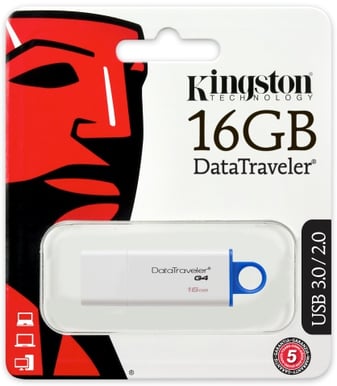 Kingston DataTraveler G4 16GB USB 3.1 Gen 1