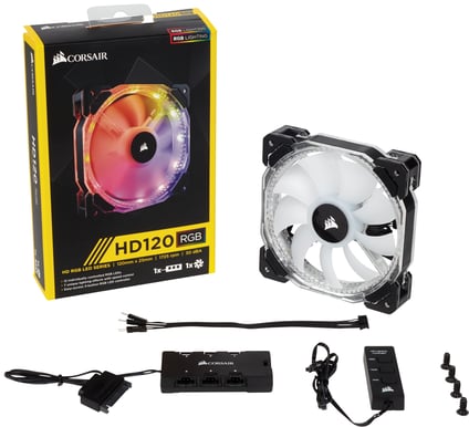 Corsair HD120 RGB LED inkl. kontroller