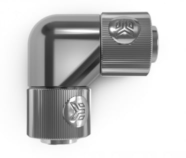 EK-AF Angled 90 2F G1/4 -Svart Nickel