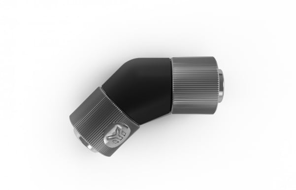 EK-AF Angled 45 2F G1/4 -Svart