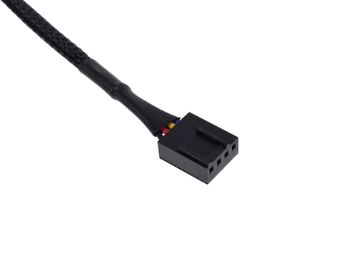 Phobya 4pin PWM hane-hane Svart 30cm