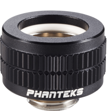 Phanteks 16mm Hard Tube Fitting G1/4 -Svart