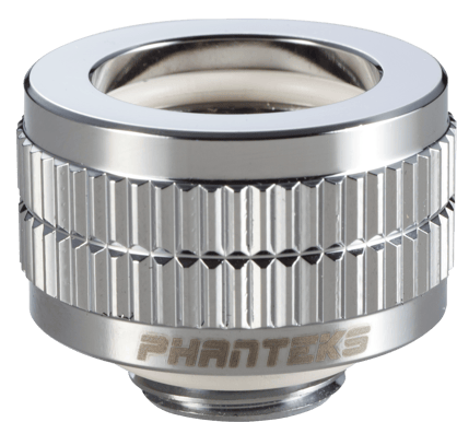 Phanteks 16mm Hard Tube Fitting G1/4 -Krom