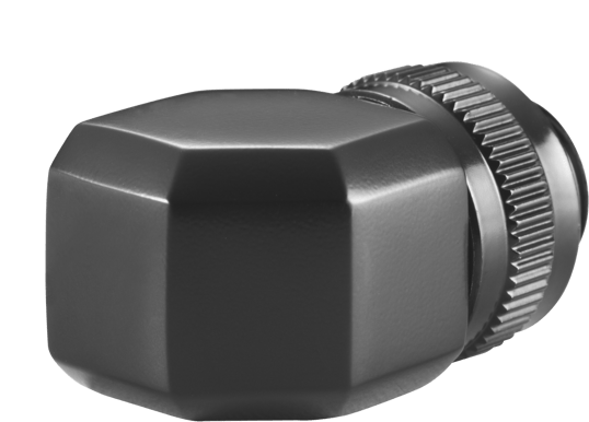 Phanteks M-F Rotary Fitting 90° G1/4 -Svart