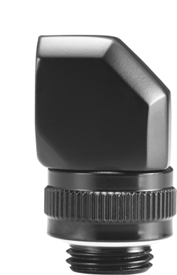 Phanteks M-F Rotary Fitting 90° G1/4 -Svart