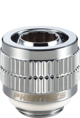 Phanteks 13/10mm Soft Tube Fitting G1/4 -Krom