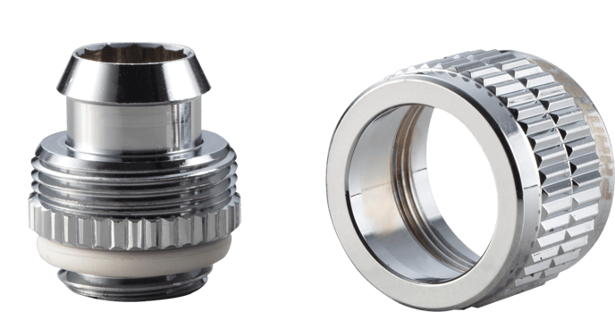 Phanteks 13/10mm Soft Tube Fitting G1/4 -Krom