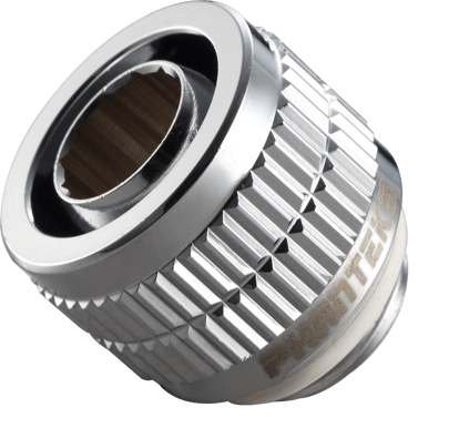 Phanteks 13/10mm Soft Tube Fitting G1/4 -Krom