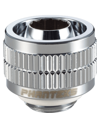 Phanteks 16/10mm Soft Tube Fitting G1/4 -Krom