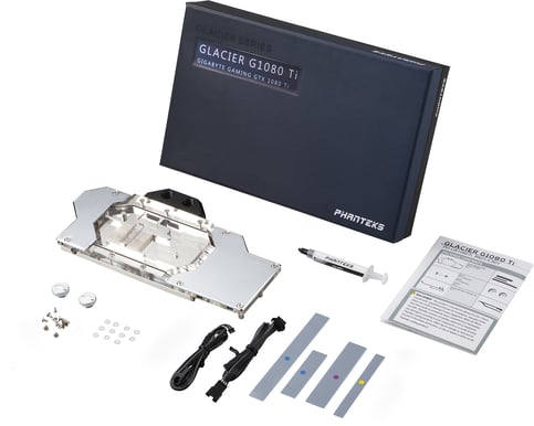Block, Phanteks Glacier GTX 1080 Ti Gigabyte G RGB -Krom