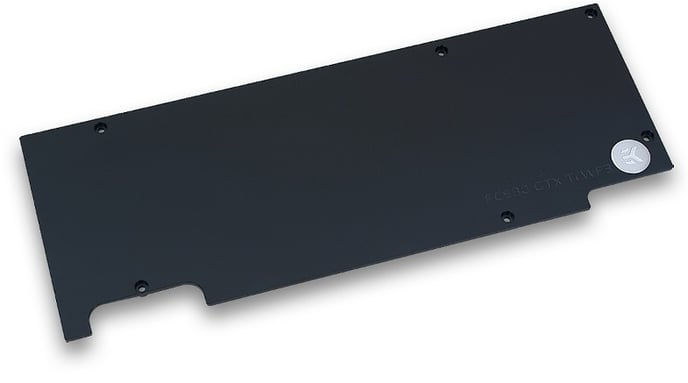 EK-FC980 GTX Ti WF3 Backplate -Svart