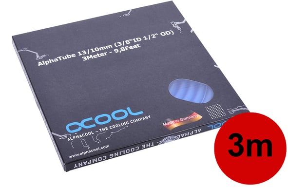Alphacool AlphaTube HF 13/10mm 3m UV Blå