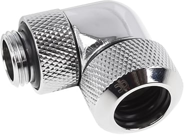 Alphacool Eiszapfen 13mm Hard Tube CF 90 G1/4 -Krom