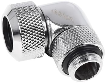Alphacool Eiszapfen 13mm Hard Tube CF 90 G1/4 -Krom